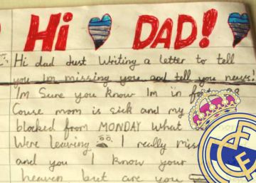 Real Madrid kit request in boy's Christmas letter to dead dad