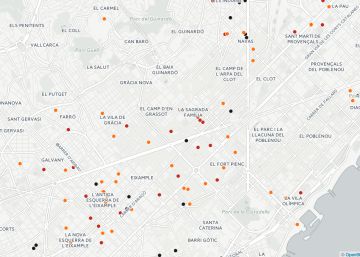 El mapa dels bars de Barcelona amb deficiències sanitàries greus