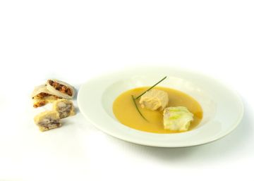 Olla podrida realizado por Charo Carmona, del restaurante Arte de Cozina de Antequera.