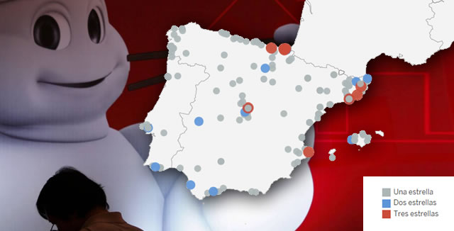 La lista de los restaurantes con estrella Michelin de España y Portugal