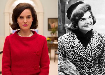 De izquierda a derecha: Natelie Portman, Jacqueline Kennedy y Katie Holmes.