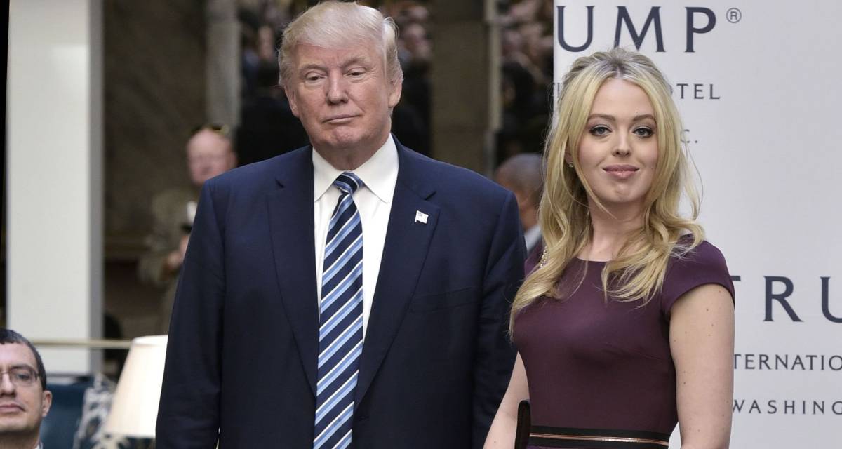 Donald Trump y Tiffany Trump, el pasado 26 de octubre en Washington D.C.