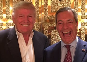 Donald Trump con Nigel Farage