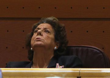 Rita Barbera, durante una sesi&oacute;n del Pleno del Senado.
