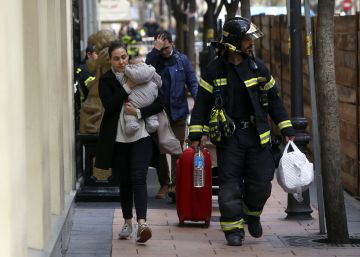 Desalojo del edificio Lagasca 46