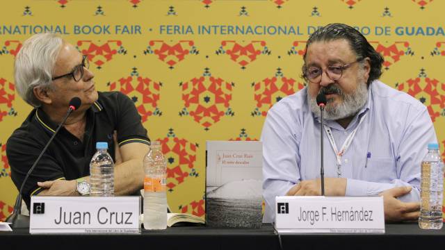 Juan Cruz y Jorge F. Hern&aacute;ndez en Guadalajara.