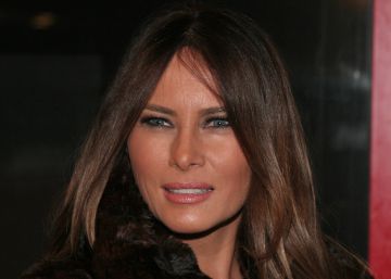 La futura primera dama de Estados Unidos Melania Trump. 