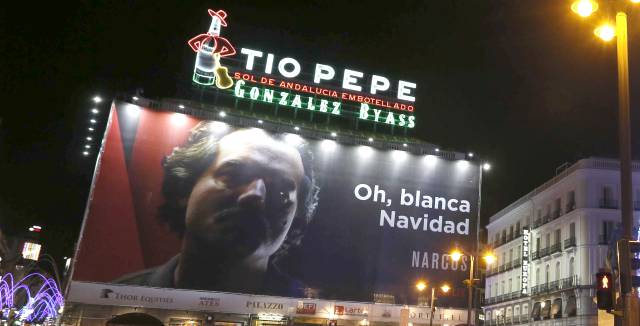 El anuncio promocional de 'Narcos'.