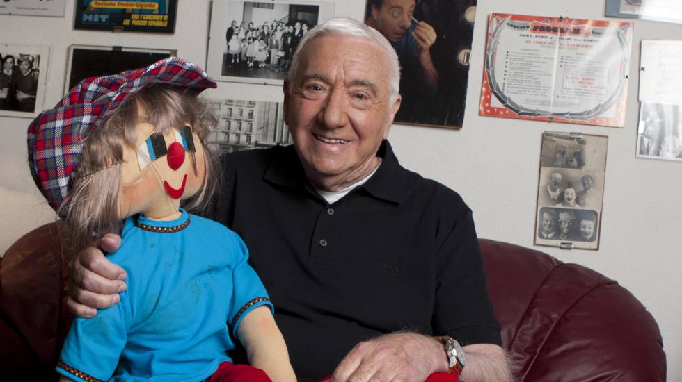 El payaso Emilio Aragón, "Miliki", en su casa de Madrid.rn rn