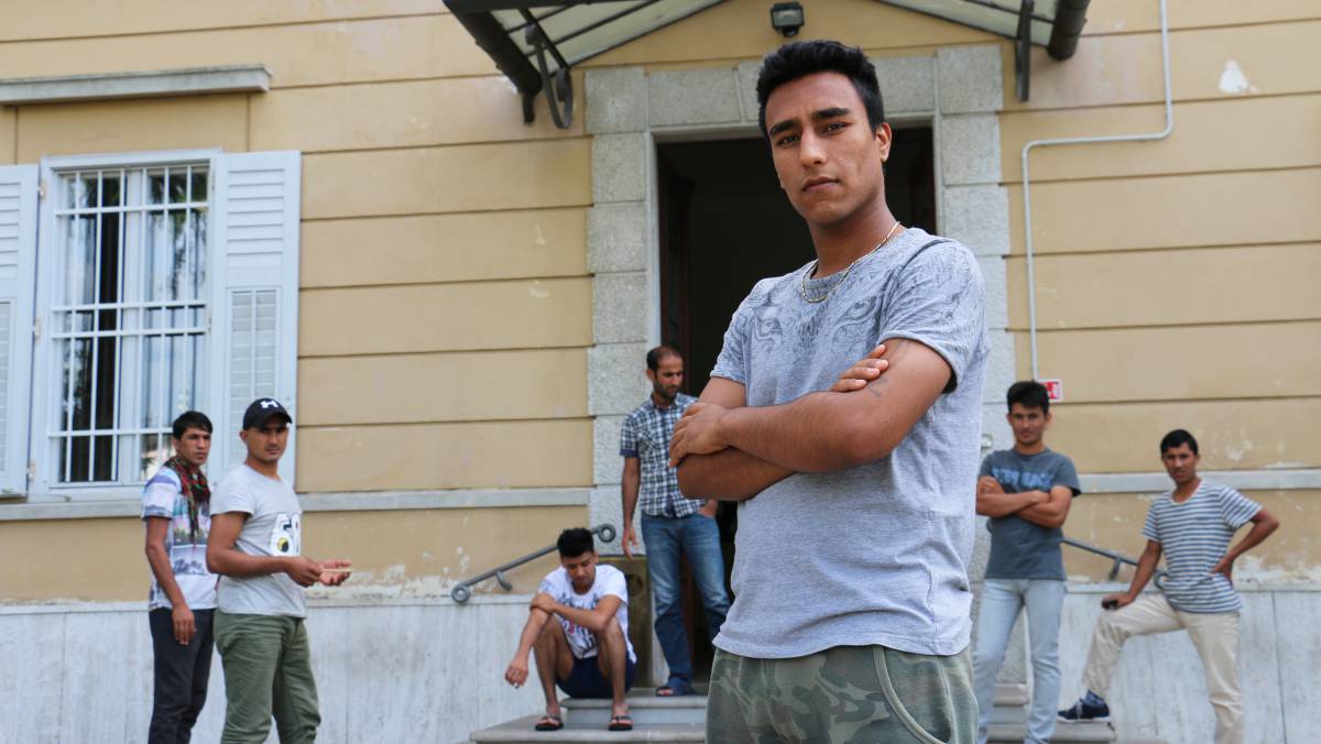 Jan Muhammad,de 22 años y ex soldado del ejército de Afganistán, llegó a Gorizia a principios de año tras un viaje que duró tres meses.