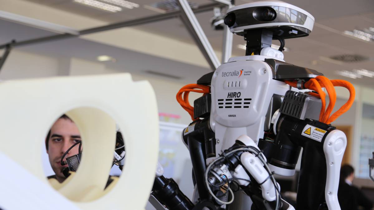 Hiro, 'cobot' humanoide japonés fabricado por Industrias Kawada.