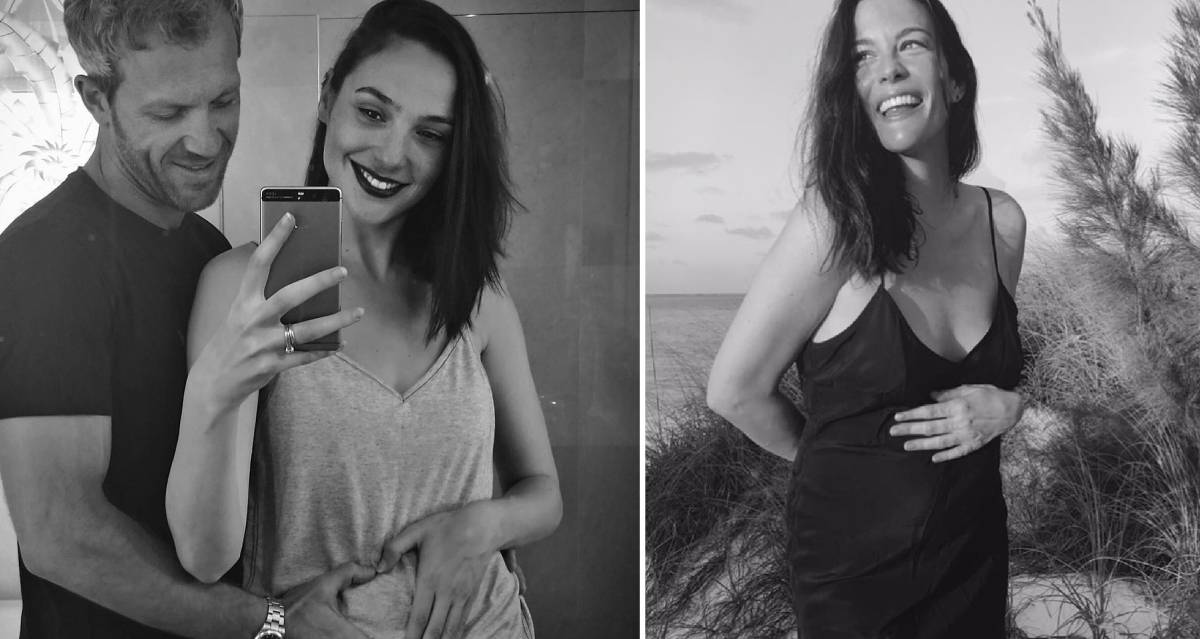 De izquierda a derecha: la cantante Pink y las actrices Gal Gadot y Liv Tyler.