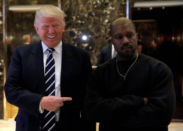 Donald Trump y Kanye West, en la Torre Trump de Nueva York.