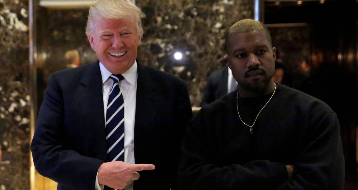 Donald Trump y Kanye West, en la Torre Trump de Nueva York.
