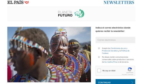 Nueva newsletter de Planeta Futuro