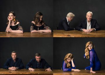 Las dos caras de las estrellas del cine