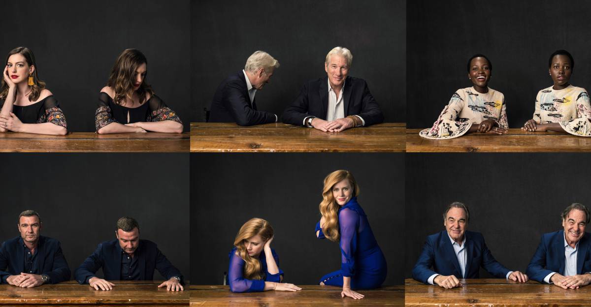 Las dos caras de las estrellas del cine