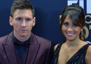 Leo Messi, con Antonella Roccuzzo.