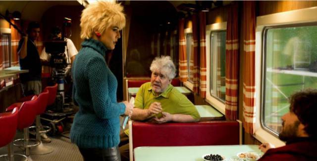 Pedro Almodóvar on the set of ‘Julieta.’