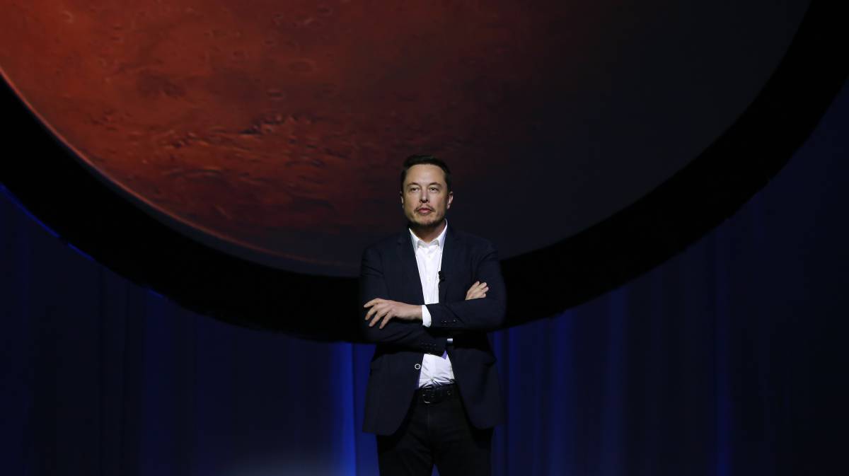 Elon Musk, CEO de SpaceX, cuyo objetivo es llegar a Marte.