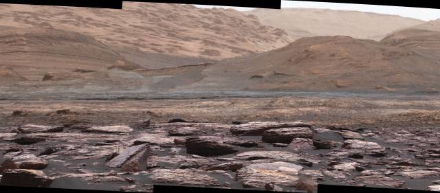 Imagen del robot Curiosity.