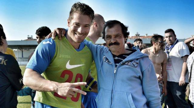 Fernando Madureira, capitán del Canelas 2010 (izqda.)