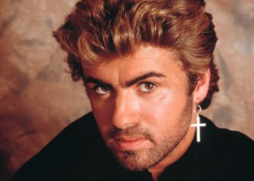 FILE - Remembering George Michael Who Has Died Aged 53 George Michael, studio portrait, London, 1987. (Photo by Michael PutlandGetty Images)