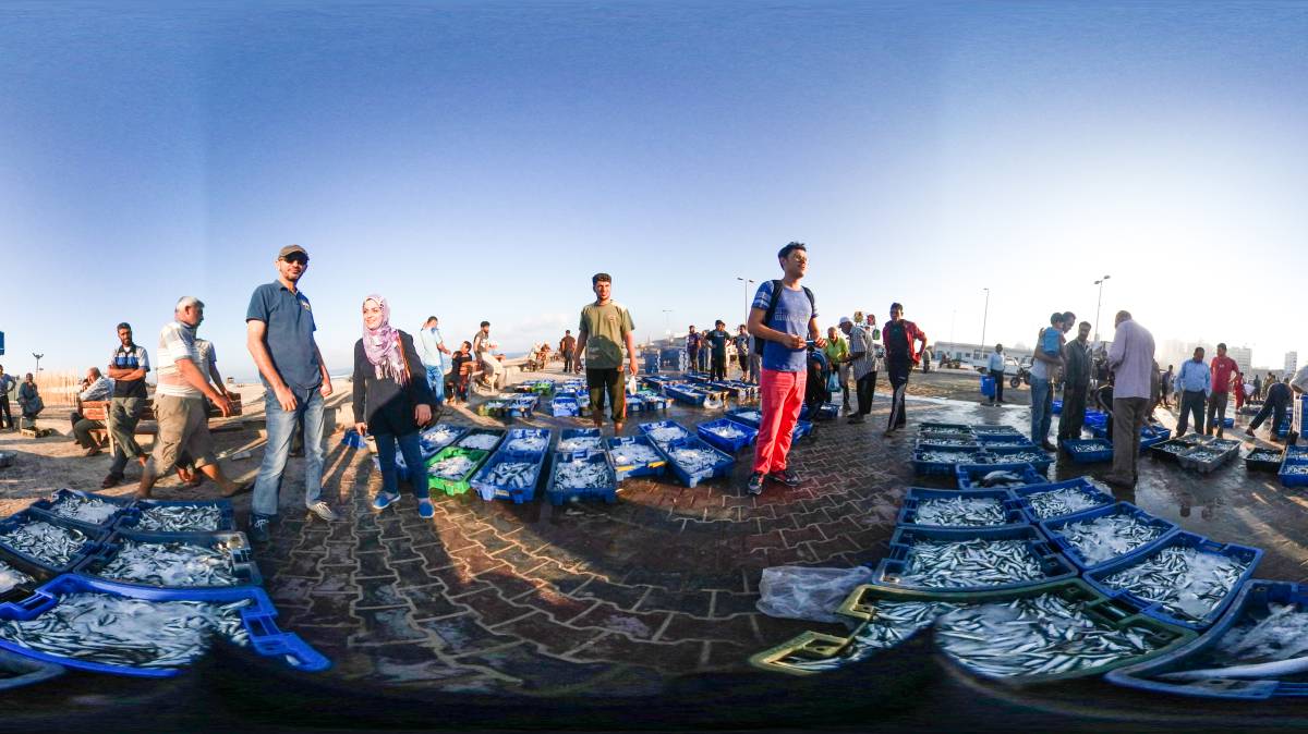 Hacerse a la mar con los pescadores de Gaza