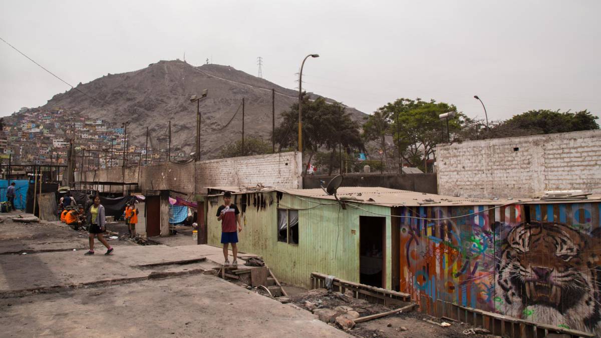 Gran parte de la comunidad de Cantagallo, en Lima, sufrió un incencio. Sus vecinos, indígenas, piden mejoras en las infraestructuras.