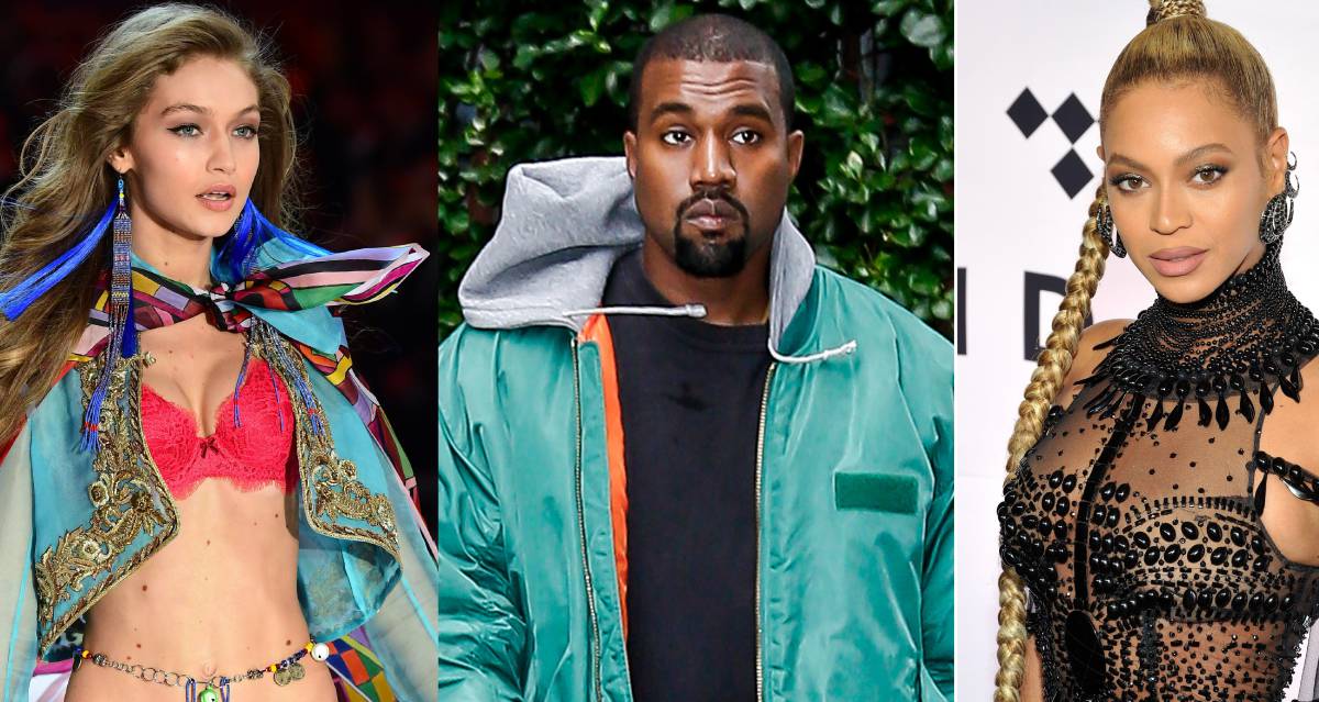 Gigi Hadid, Kanye West y Beyonc&eacute;.
