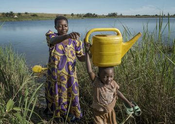 Con ellas llegó el agua