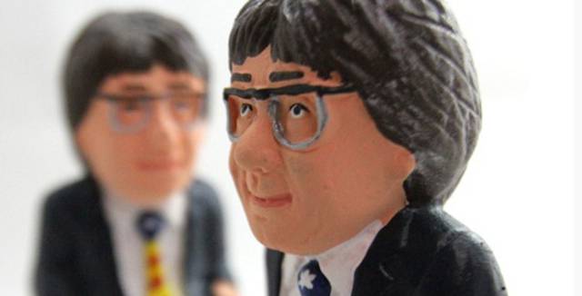 The Catalan premier’s figure.