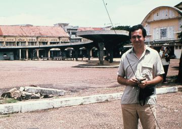 Gunnar Bergstrom en Camboya, en los a&ntilde;os setenta.