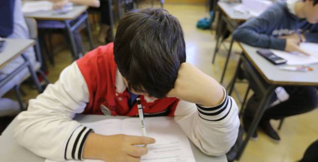 A school students in Catalonia.