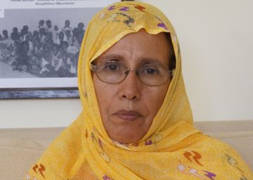 Retrato de Aminetou Mint.