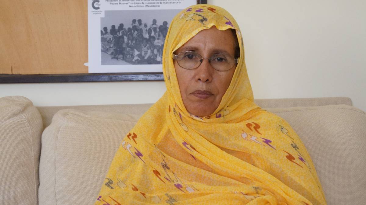 Retrato de Aminetou Mint.