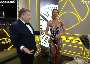 Chicote y Cristina Pedroche, en Noche Vieja.