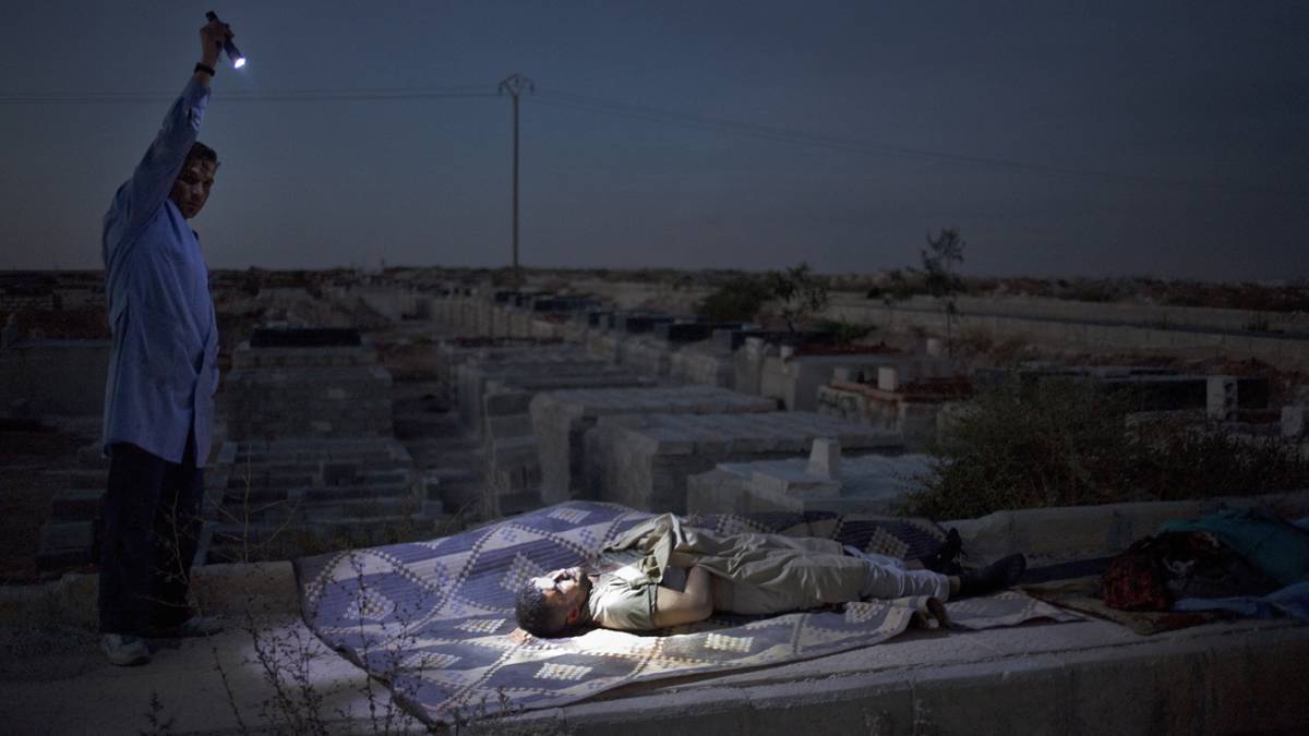 Una de las fotografías de la serie que Maysun envió a la EPA (European Pressphoto Agency) durante su cobertura de la guerra de Siria en uno de sus primeros viajes durante el conflicto en 2012.