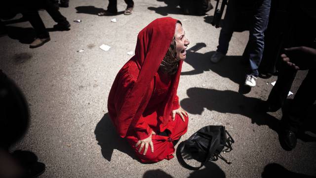 Una mujer en Egipto.