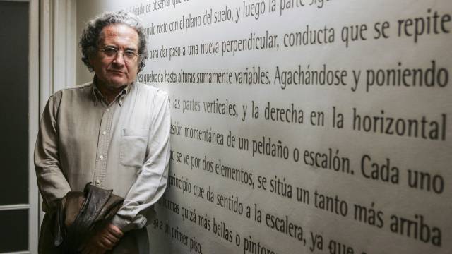 Ricardo Piglia fotografiado en Madrid.