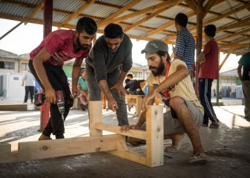 El equipo de carpinteros de Softex.rn 