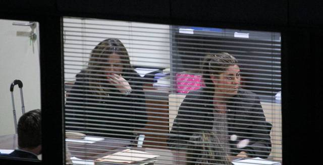 Nadia's mother (right) on December 10.