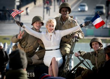 Paris Jackson, el mi&eacute;rcoles durante la sesi&oacute;n de fotos para Chanel en Par&iacute;s.