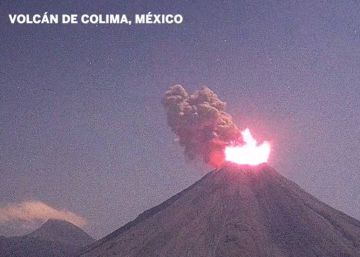 Spectacular eruption at Mexican volcano caught on camera