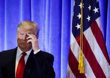 Donald Trump, durante una rueda de prensa en la Trump Tower de Nueva York 