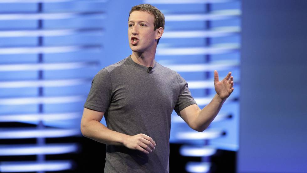 Mark Zuckerberg, CEO de Facebook en una conferencia.rn