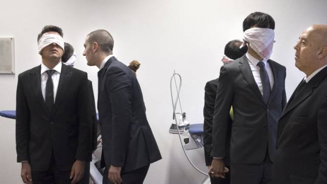 Una de las clases de los estudiantes.