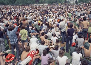 Protesta en Washington por los Derechos Civiles en 1963.