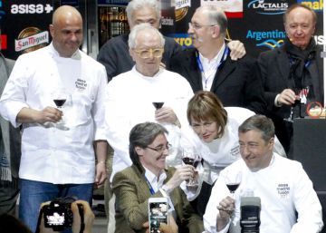 Acto de inauguraci&oacute;n de la XV edici&oacute;n de Madrid Fusi&oacute;n, con la presencia de los cocineros &Aacute;ngel Le&oacute;n, Arzak, Subijana, Joan Roca, Quique Dacosta, Aduritz y Berasategui.