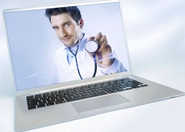 Un médico en la palma de la mano